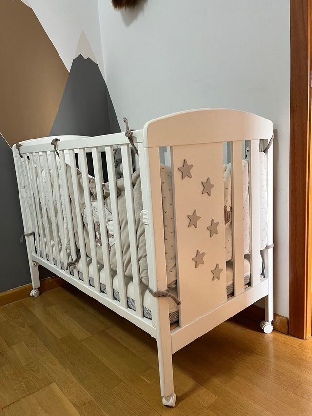 cuna 60x120 comprada en el corte ingles