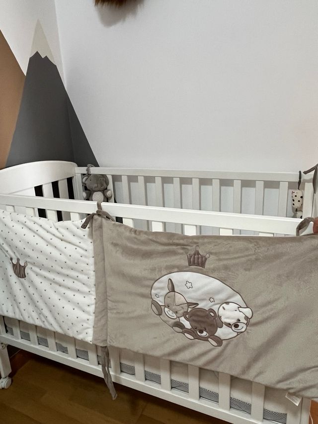 cuna 60x120 comprada en el corte ingles