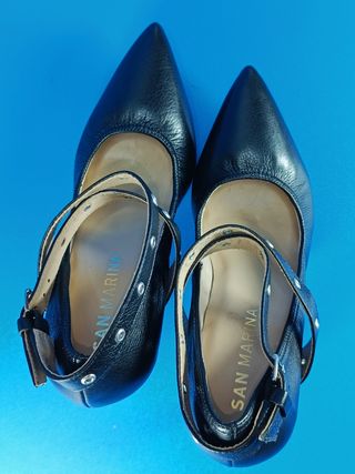 Zapato de tacón San marina en piel talla 36