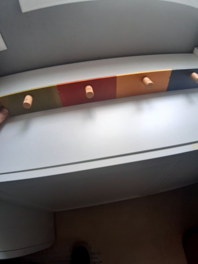 PERCHERO MADERA COLORES
