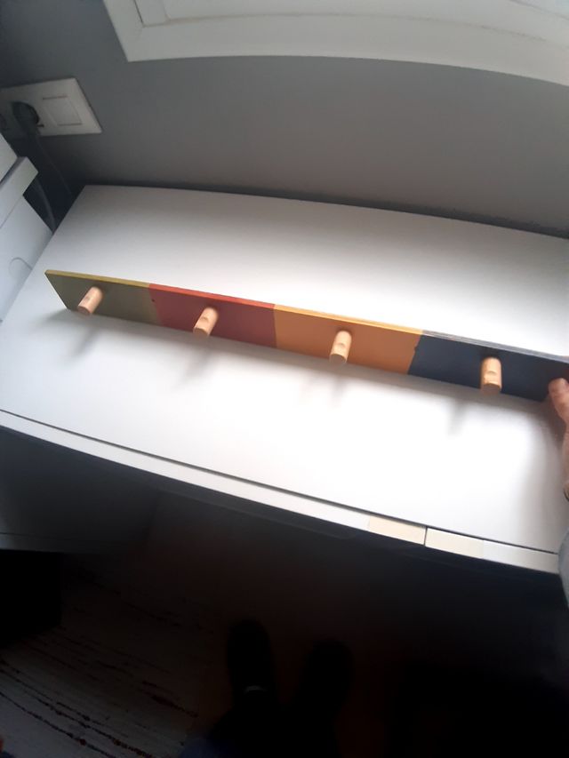 PERCHERO MADERA COLORES