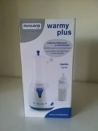 Calienta biberones y esterilizador 2x1