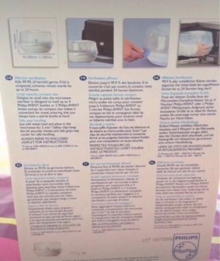 Esterilizador, Philips Avent