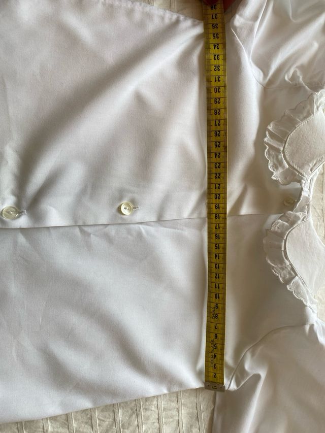 Camisa con cuello Peter Pan