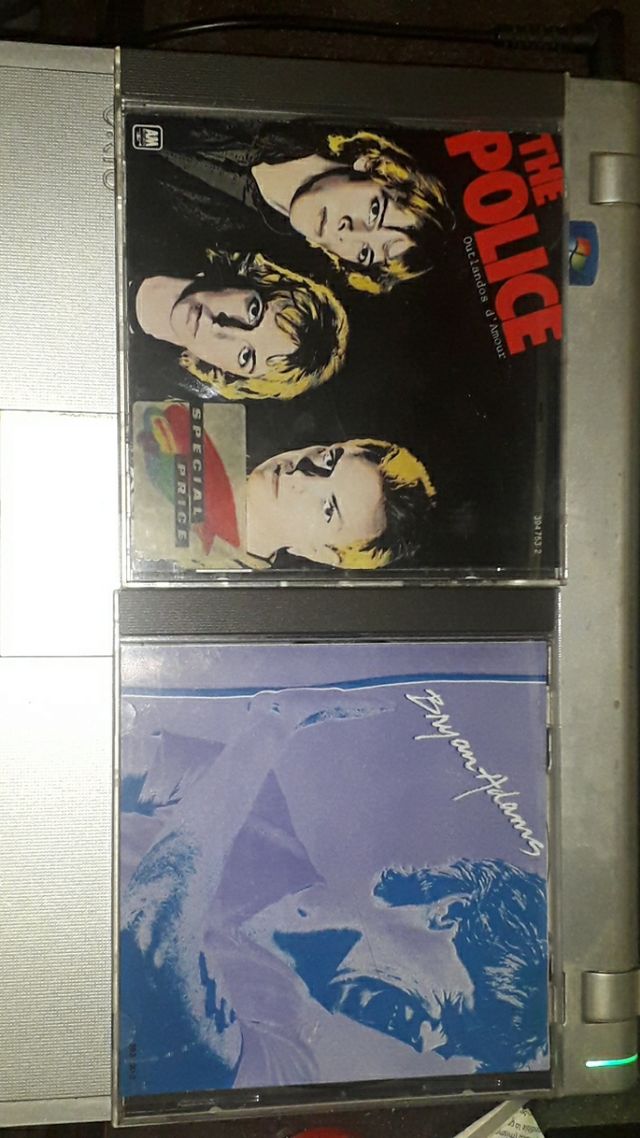 CD's .. police , bob marley ...