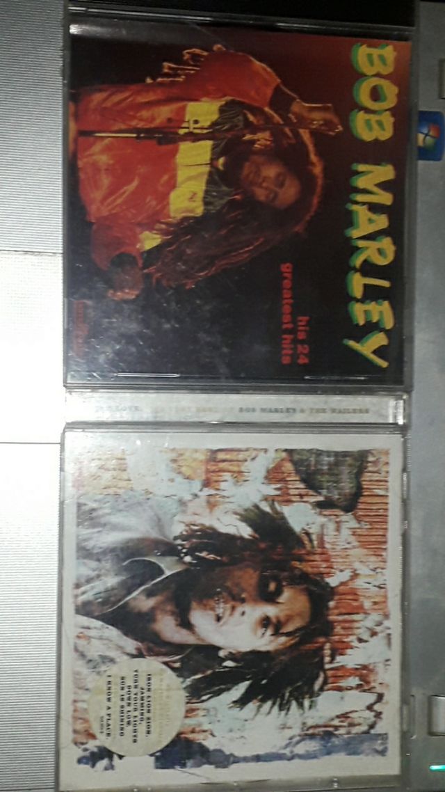 CD's .. police , bob marley ...