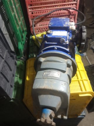 Motor con reductora y variador