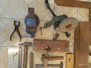 Herramientas antiguas de carpintería.