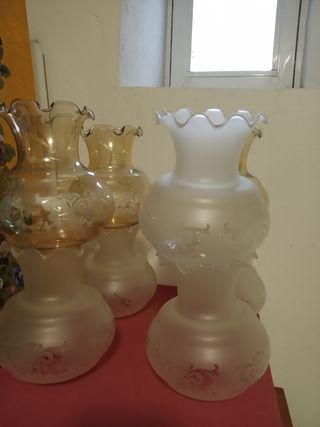 Tulipas tulipa cristal antiguas lampara