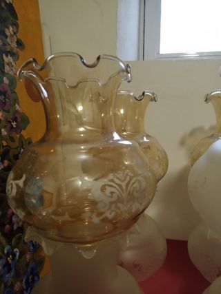 Tulipas tulipa cristal antiguas lampara