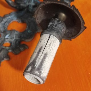 Porta candele barocco anni 60 .