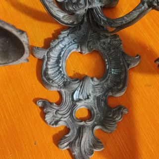 Porta candele barocco anni 60 .