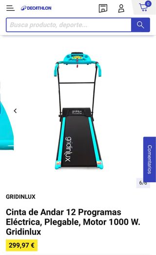 OFERTA ENERO Cinta de andar marca GRIDINLUX