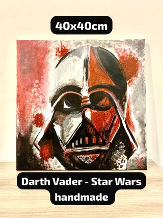 Cuadro Darth Vader star wars quadro handmade