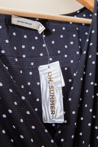 Mono de lunares en color negro de Women'secret