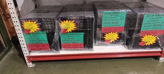 Jaulas cromadas perros
