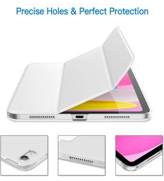 JETech Funda para iPad 10 (10,9 Pulgadas) Blanca