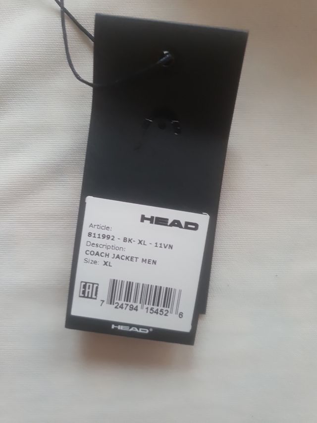 Chaqueta head por estrenar