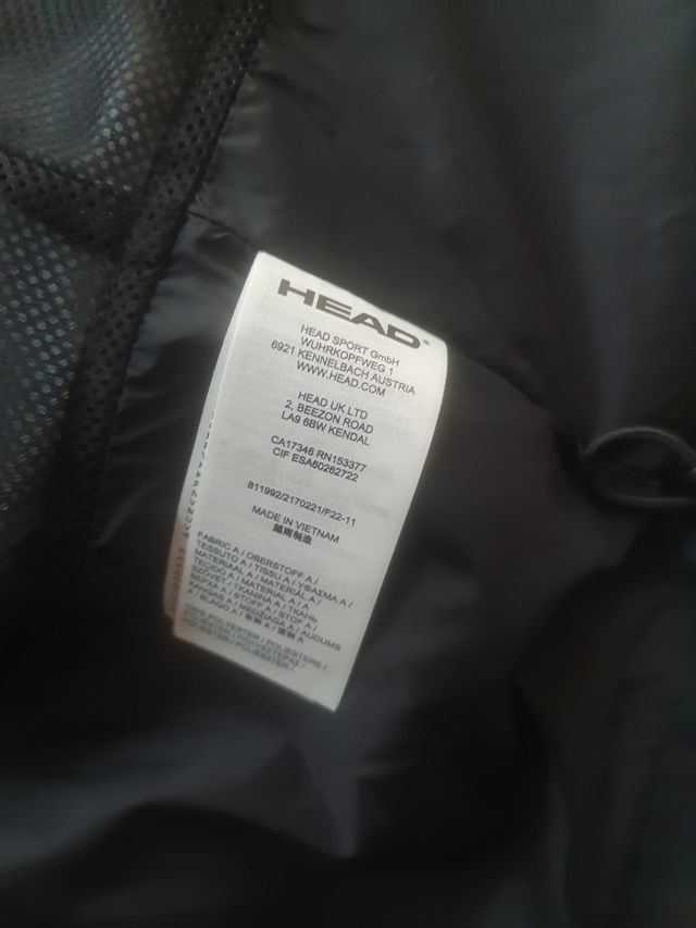 Chaqueta head por estrenar