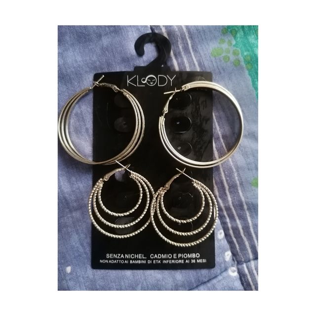 Orecchini a cerchio senza nickel