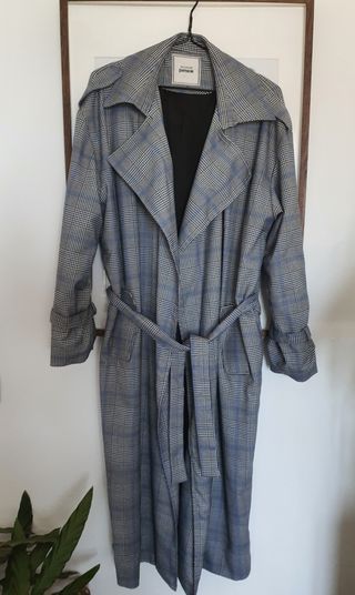 Trench coat padrão Vichy