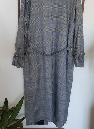 Trench coat padrão Vichy