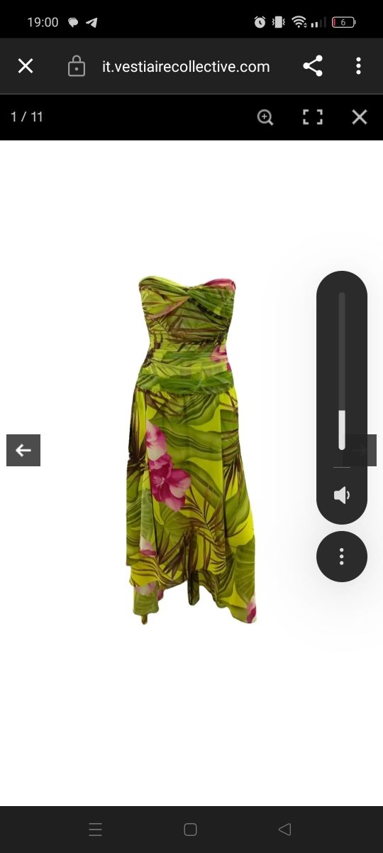 Abito a fiori palme e ibisco abito da ballo Ideale