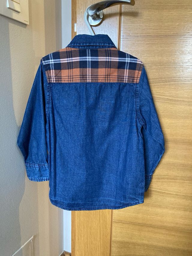 Lote 2 camisa vaqueras niño