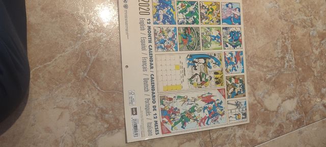 Calendarios Rik and Morty/DC