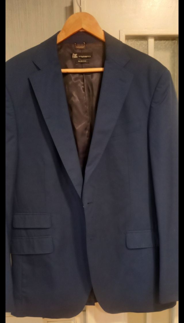 Americana hombre azul marino talla 56