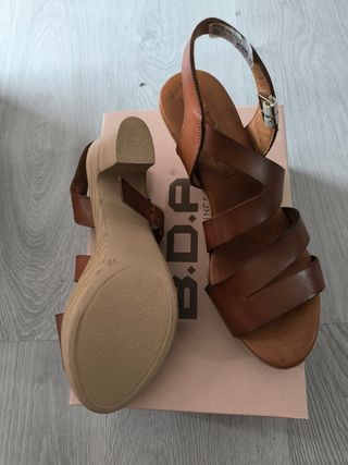 Sandalias piel 38 B.D.A
