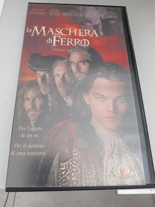 Vhs La maschera di ferro Leonardo Di Caprio 