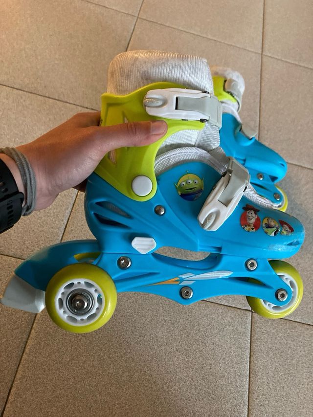 Pattini a 3 ruote bambino regolabili da n27 a n30