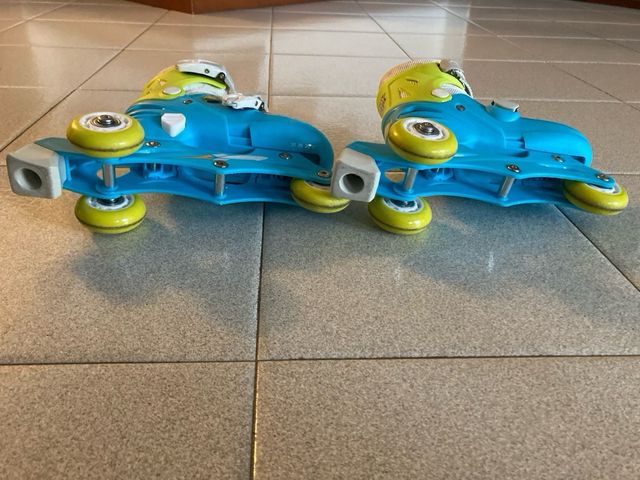 Pattini a 3 ruote bambino regolabili da n27 a n30