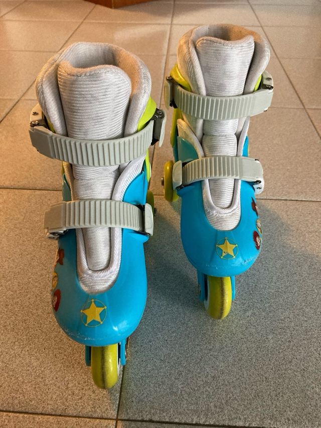 Pattini a 3 ruote bambino regolabili da n27 a n30