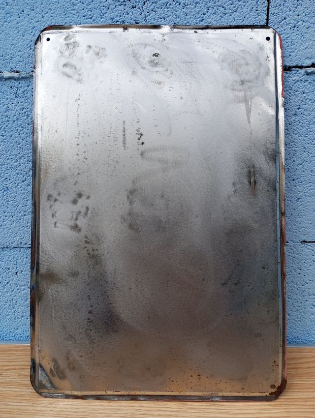 Cartel antiguo de chapa Tarzán