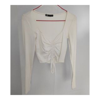 Top de canalé ZARA TRF - talla S