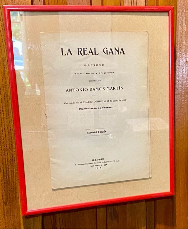 Libreto Sainete 1918