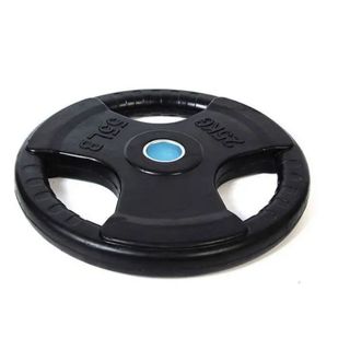 Disco olímpico con 3 agarres de caucho 1.25kg