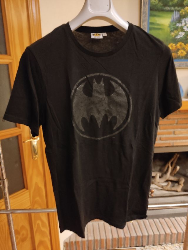 Camiseta negra manga corta unisex