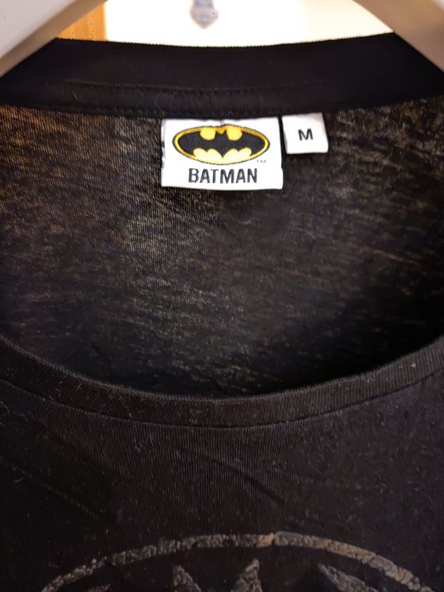 Camiseta negra manga corta unisex