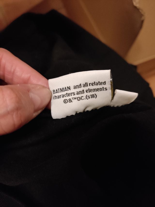 Camiseta negra manga corta unisex