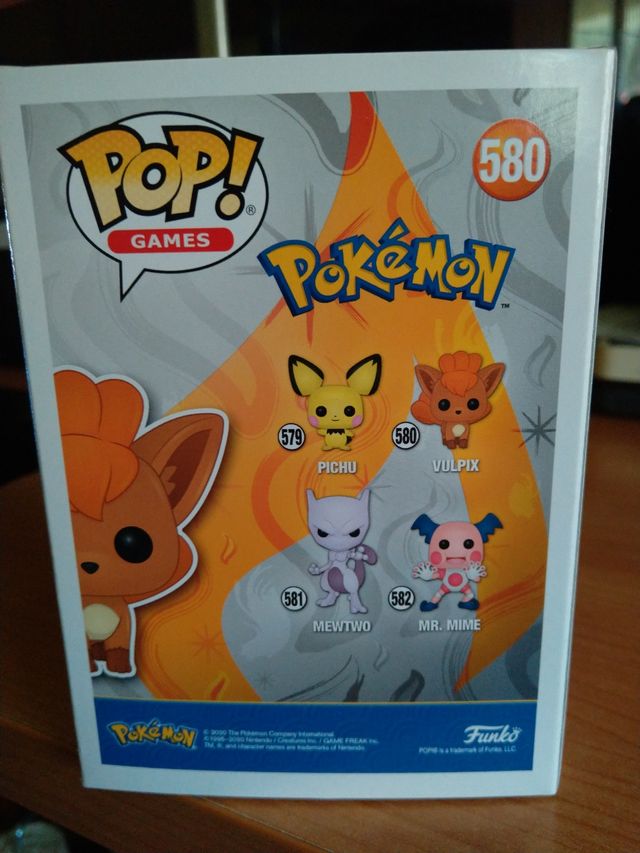 Funko Pop Vulpix Flocked