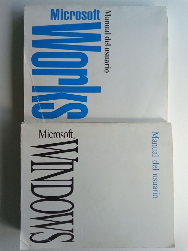 Windows 3.1 y Works 2.0 Microsoft Ibm libro