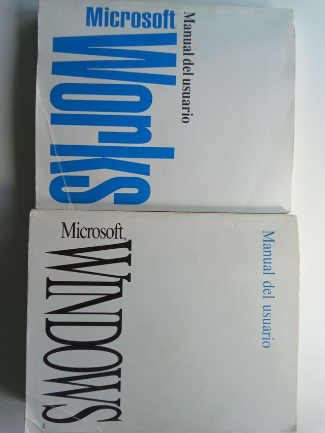Windows 3.1 y Works 2.0 Microsoft Ibm libro