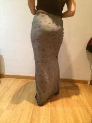 Falda gris fiesta fresca