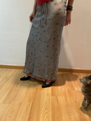Falda gris fiesta fresca