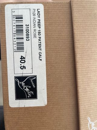 Christian Louboutin 40,5 una sola puesta