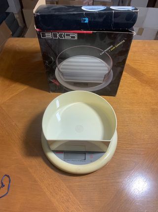 Bascula plastico blanco
