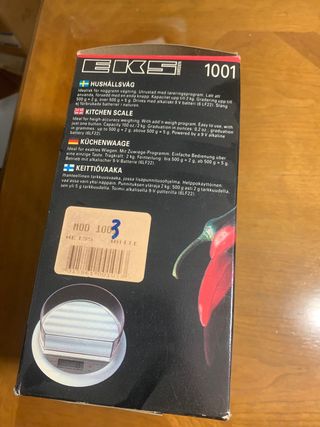 Bascula plastico blanco